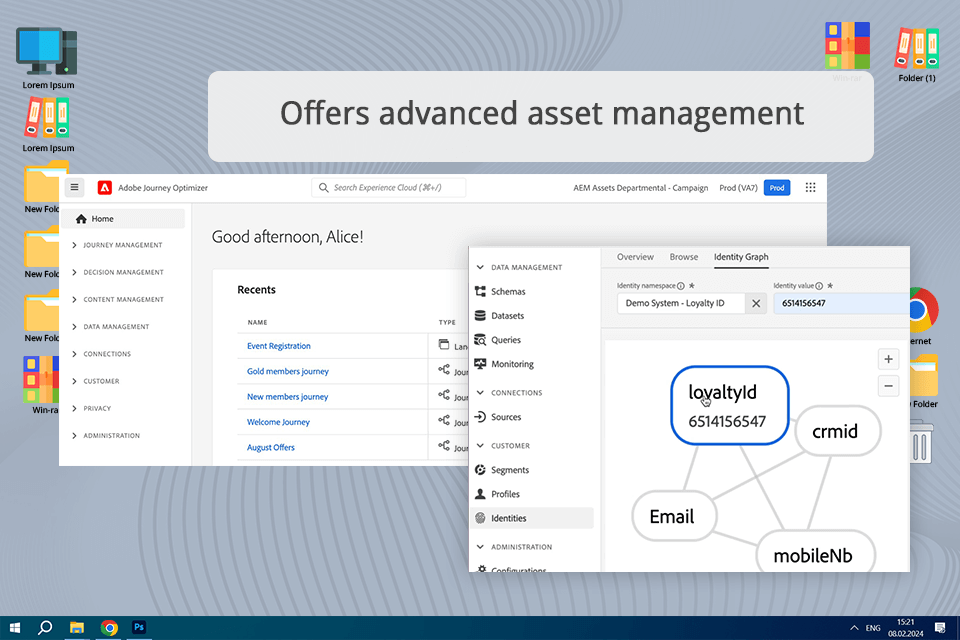 adobe journey optimizer asset management