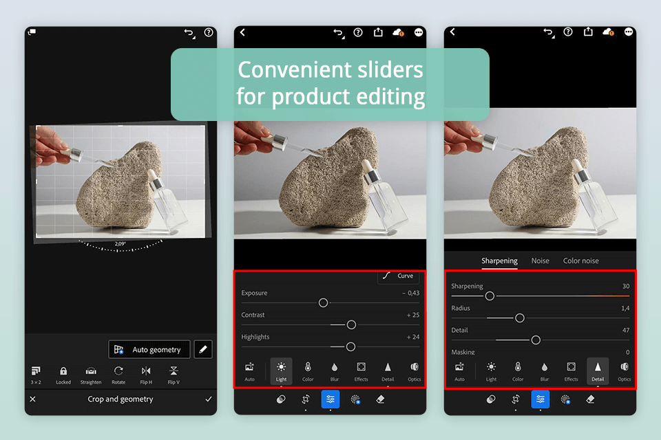 adobe lightroom app for product photography