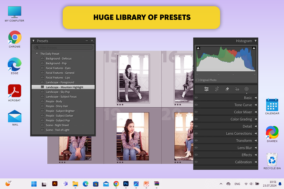 adobe lightroom الميزات