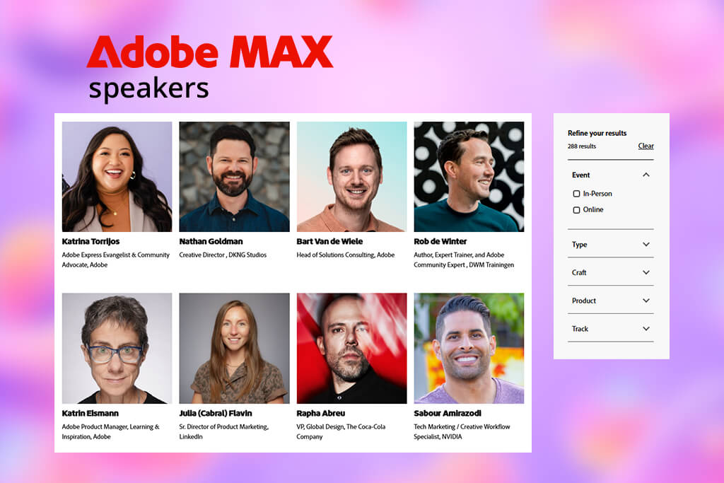 adobe max speakers