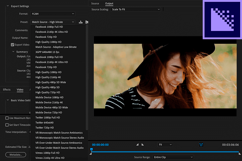 adobe media encoder interface