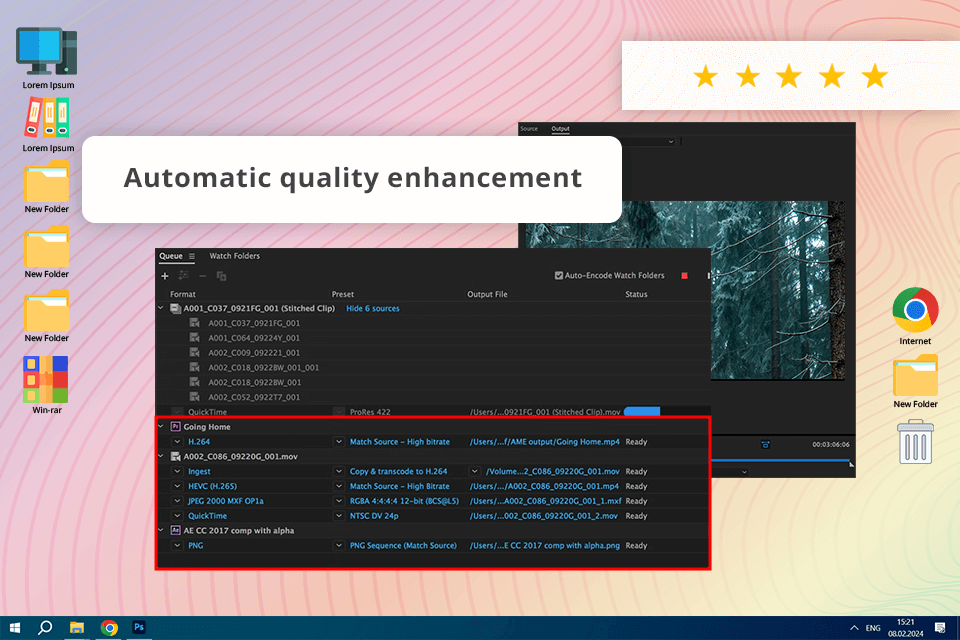 adobe media encoder mxf to mp4 converter