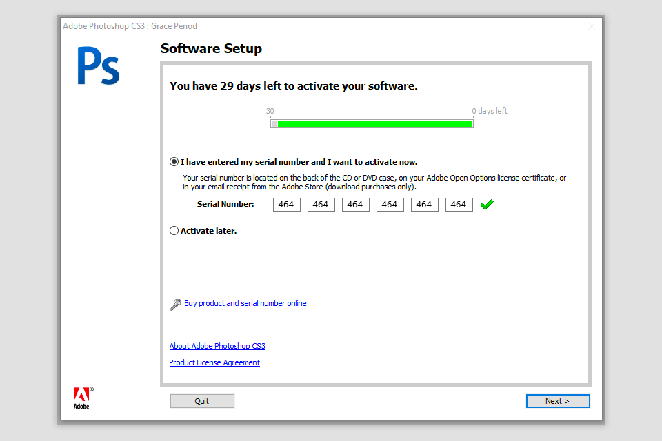 download adobe photoshop cs3 with serial number