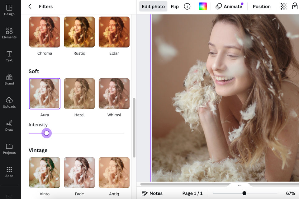 canva interface