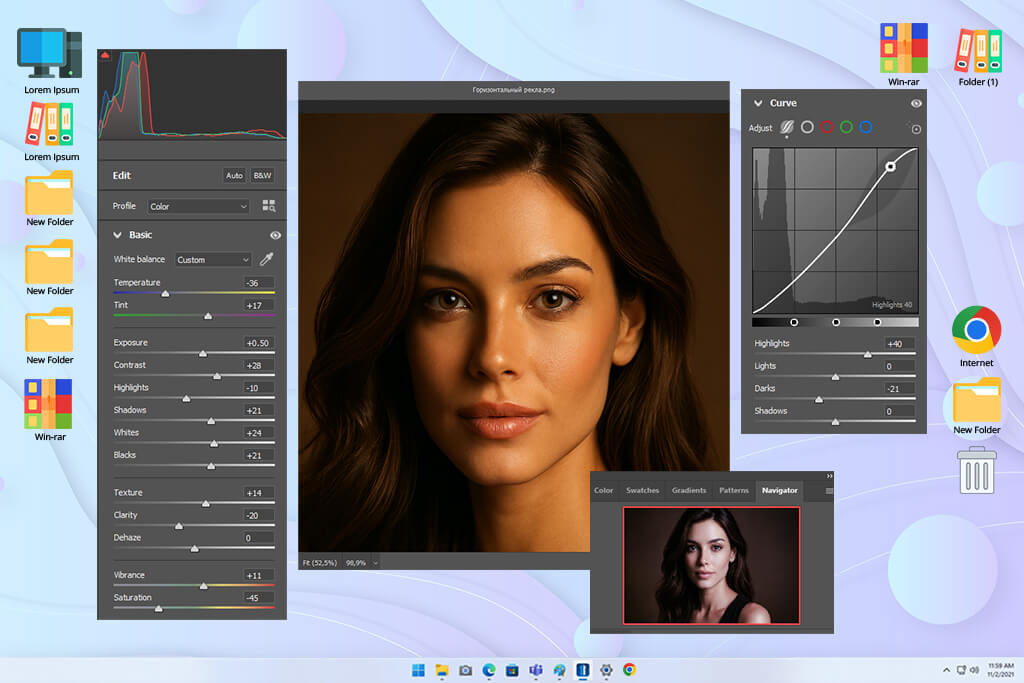 adobe photoshop editing features