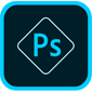 adobe photoshop express social media management tool logo