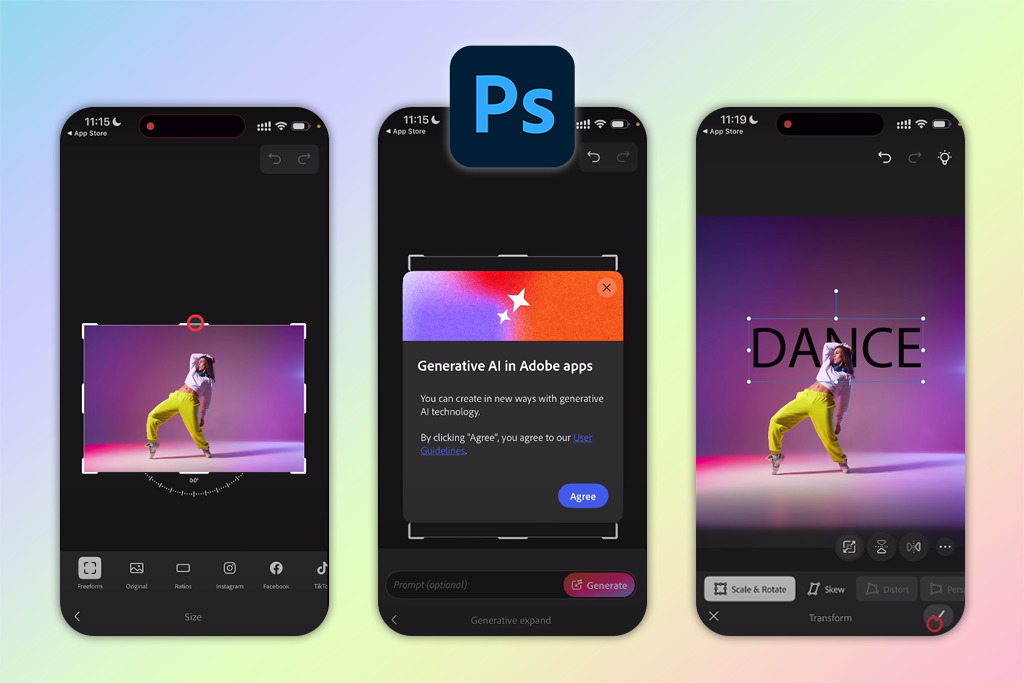 adobe photoshop for iphone app like lensa ai