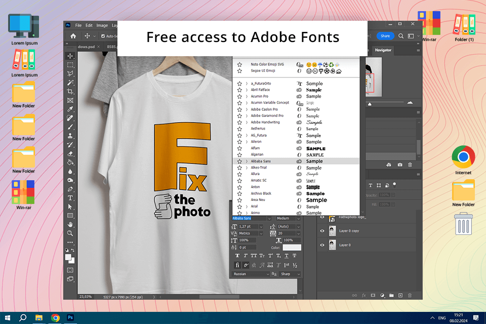 adobe photoshop t shirt design app interface