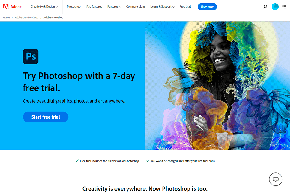 adobe photoshop 웹사이트