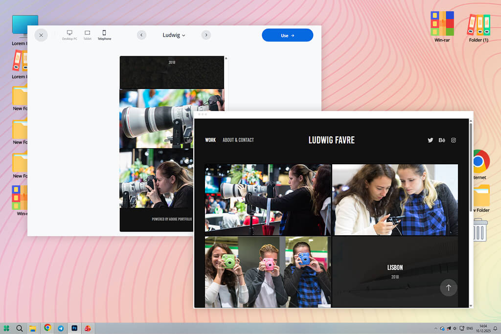 adobe portfolio carbonmade alternative
