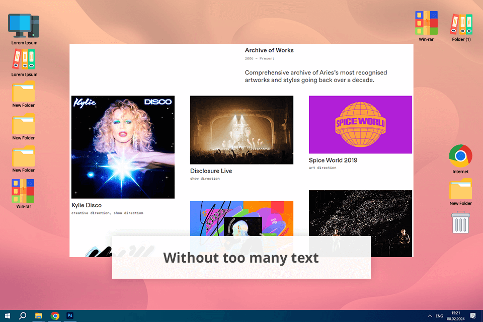 adobe portfolio examples aries moross