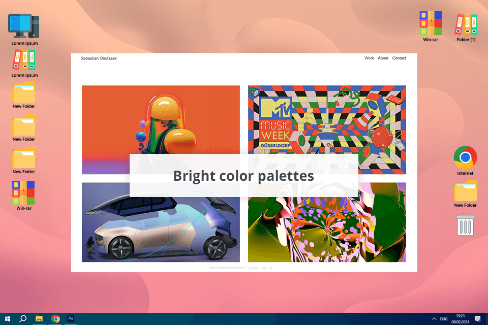 adobe portfolio examples Sebastian onufszak