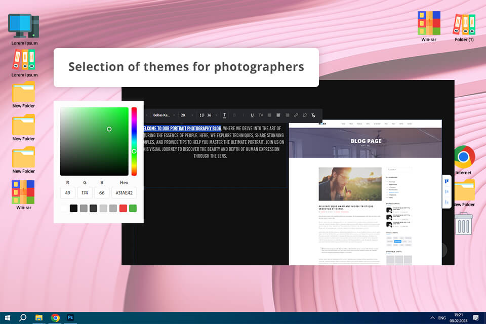 adobe portfolio wix alternative