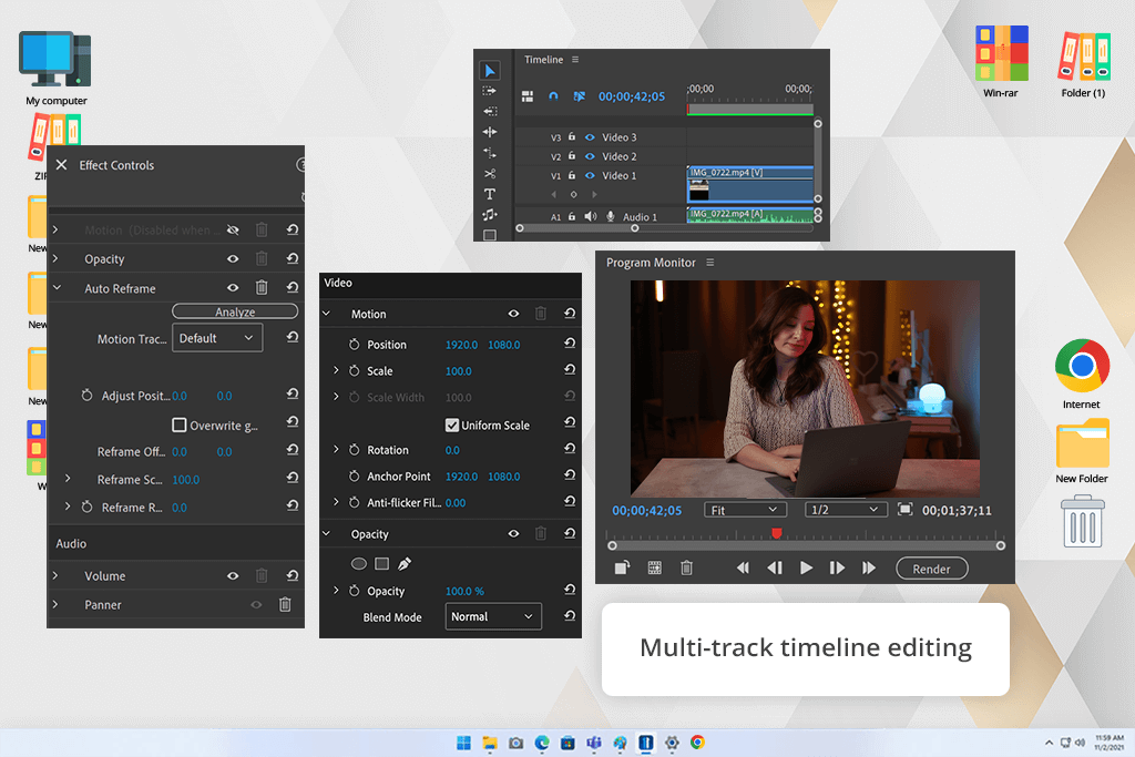 adobe premiere interface