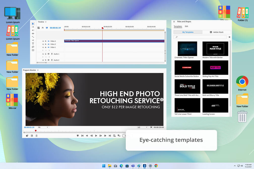 adobe premiere elements templates