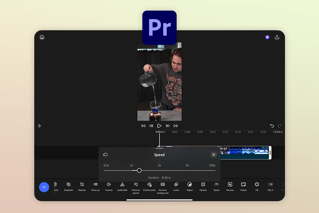 adobe premiere on ipad video editing app