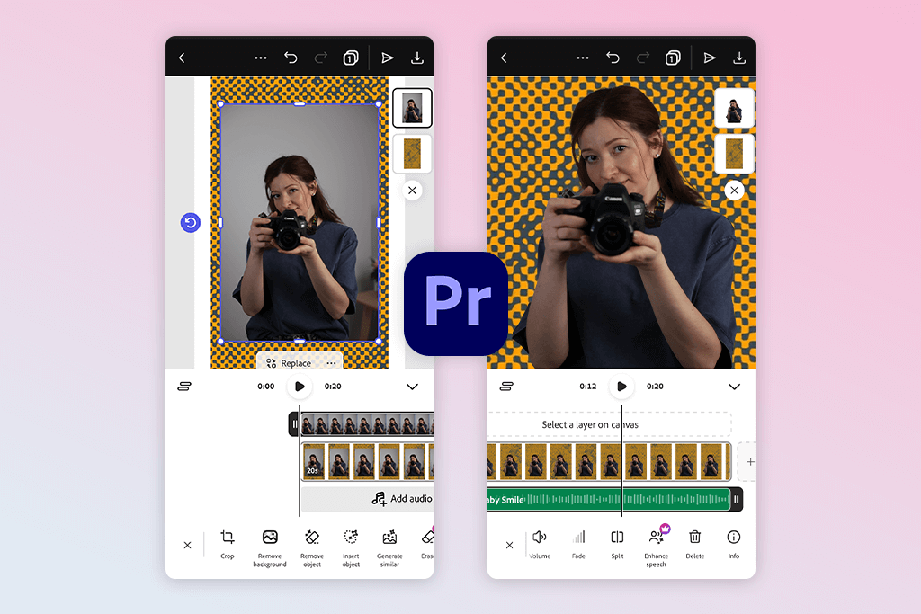 adobe premiere on iphone youtube shorts app