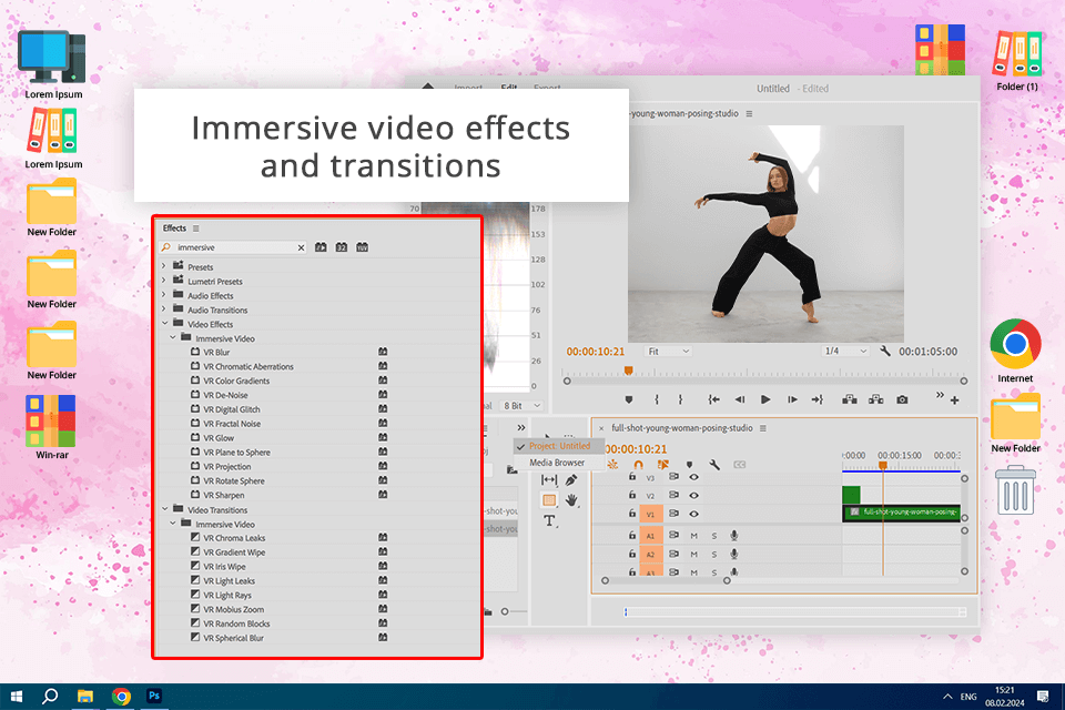 adobe premiere pro 2018 interface