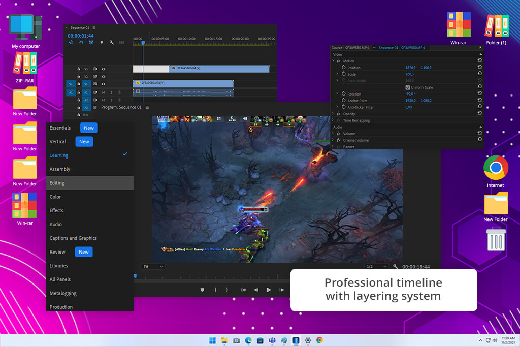 adobe premiere pro free video editing software for gaming