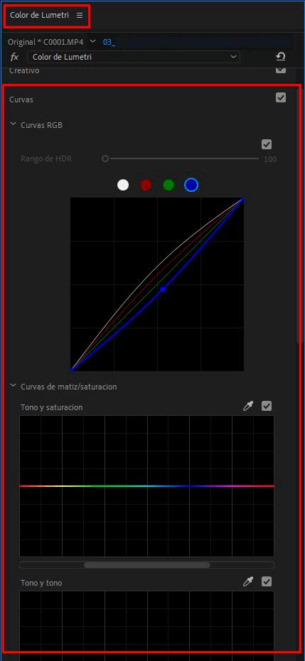 efectos de iluminación de adobe premiere pro