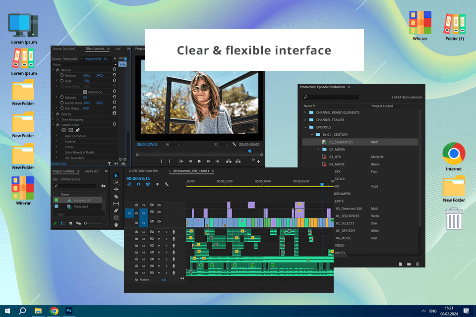 adobe premiere pro video editing software for low end pc