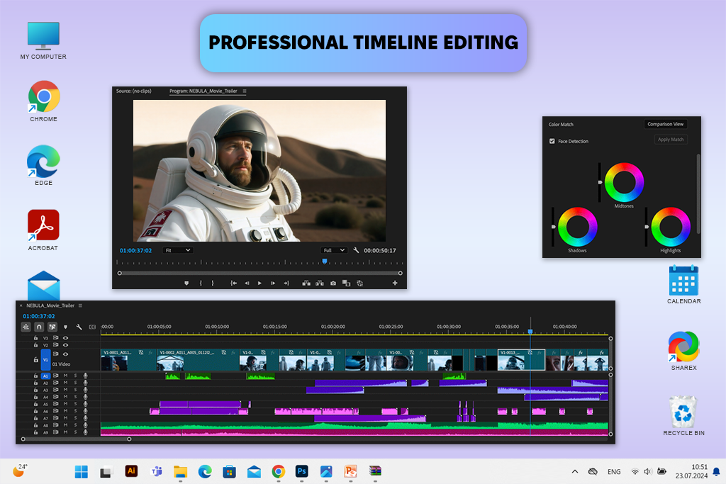 adobe premiere pro video editor interface