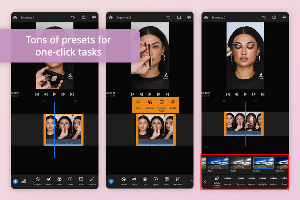 adobe premiere rush best reel editing app