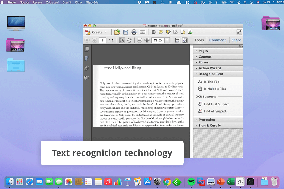 adobe reader pdf reader for mac interface