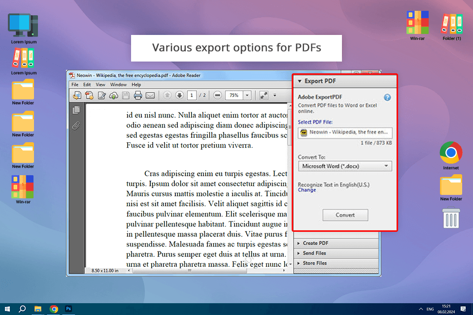 adobe reader xi screen
