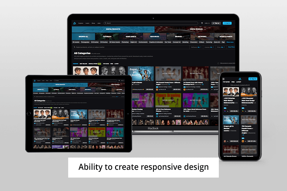 adobe responsive design