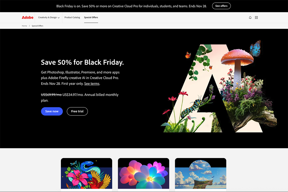 adobe black friday sale