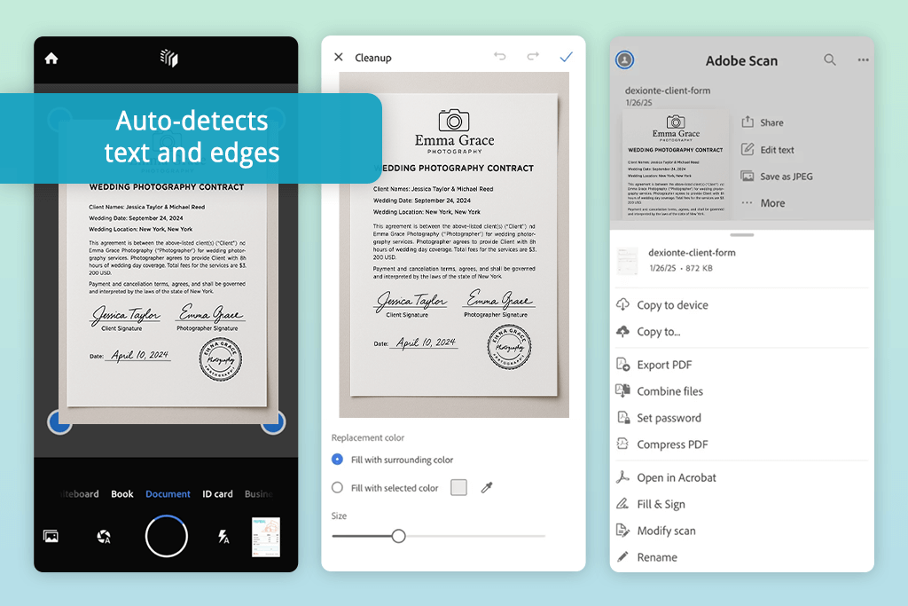 adobe scan free scanner app for iphone and android