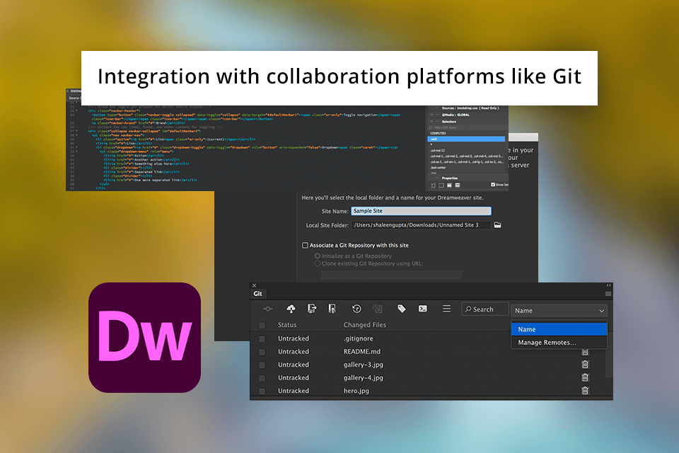 dreamweaver collaboration