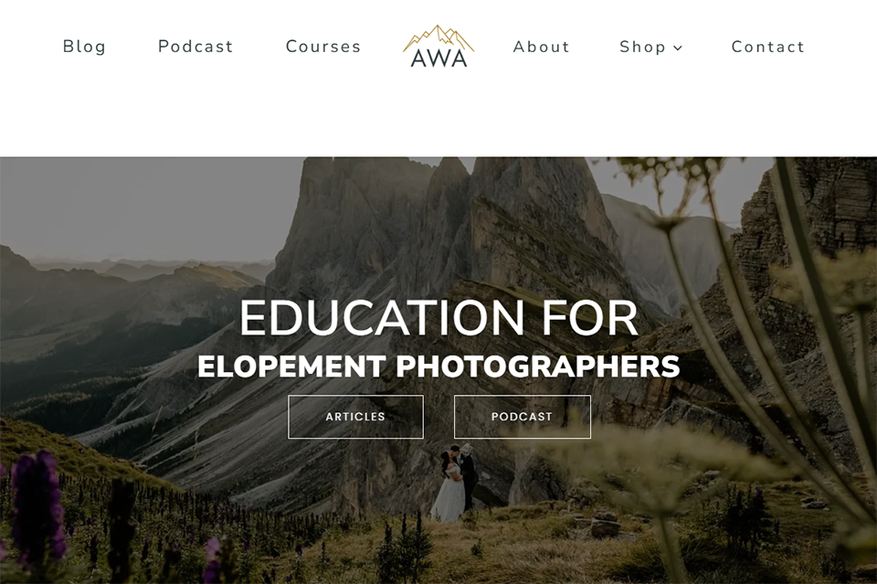 adventureweddingacademy photography blog