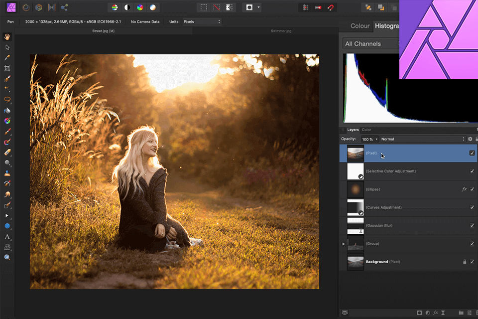 Affinity photo сравнение с photoshop