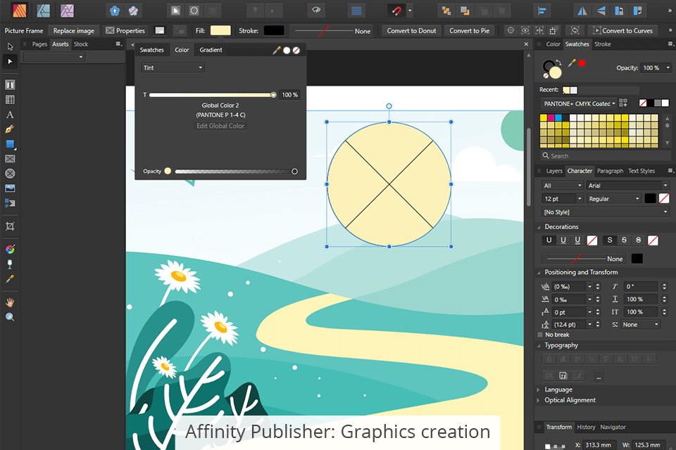 affinity publisher graphics