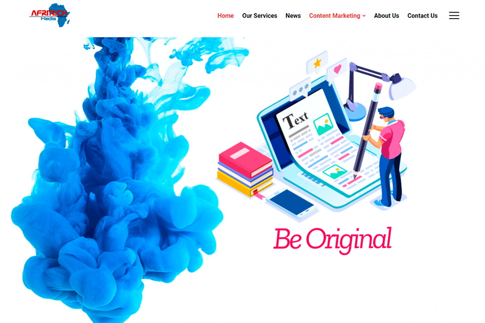 afritech media agency interface