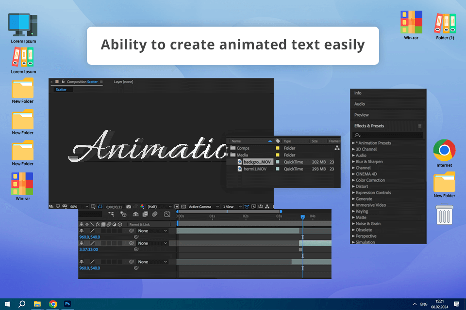 after effects 2018 interface