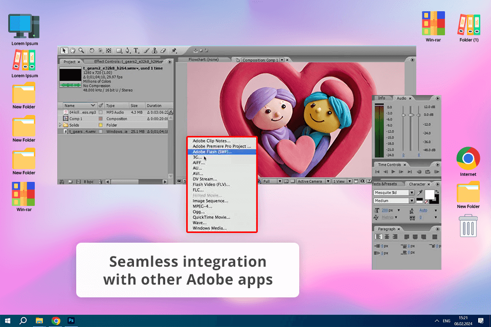 after effects cs3 interface