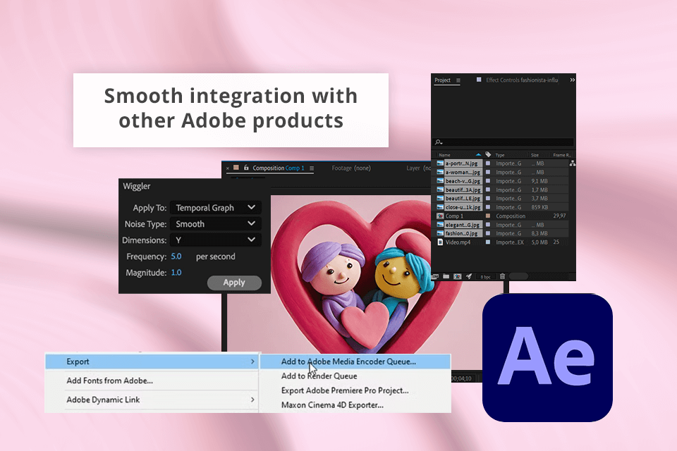 after effects interface