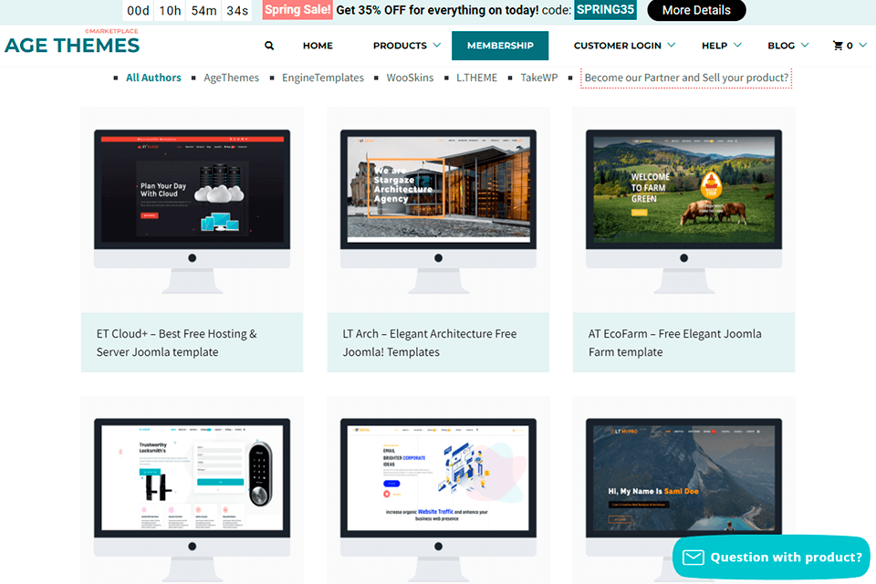 agethemes joomla templates