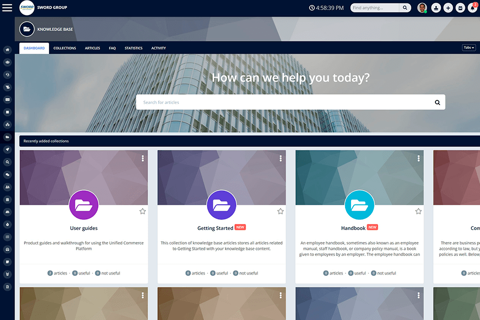 agility portal online collaboration software interface