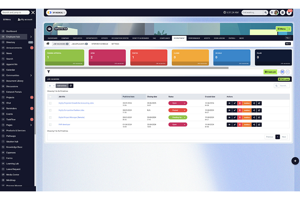 agilityportal io employee engagement software
