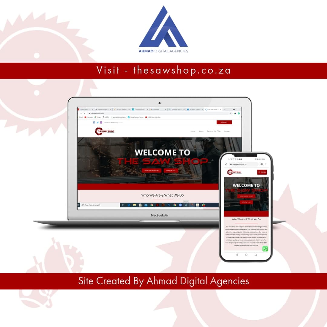 ahmad digital agencies logo design example