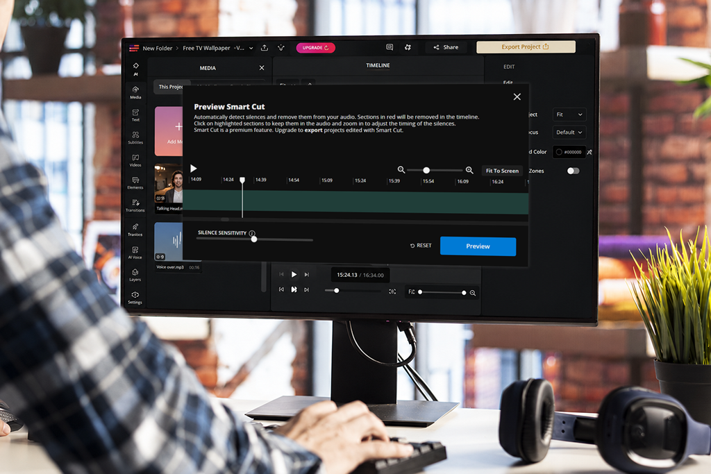 ai audio silence remover