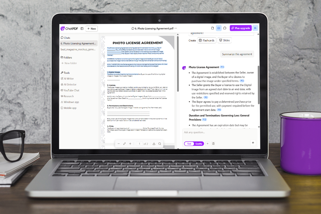 ai document reader for long files