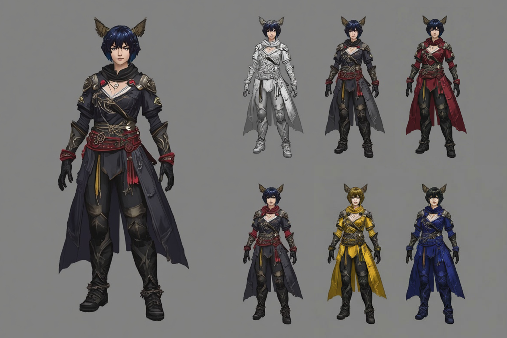 ai fantasy character 3d game style