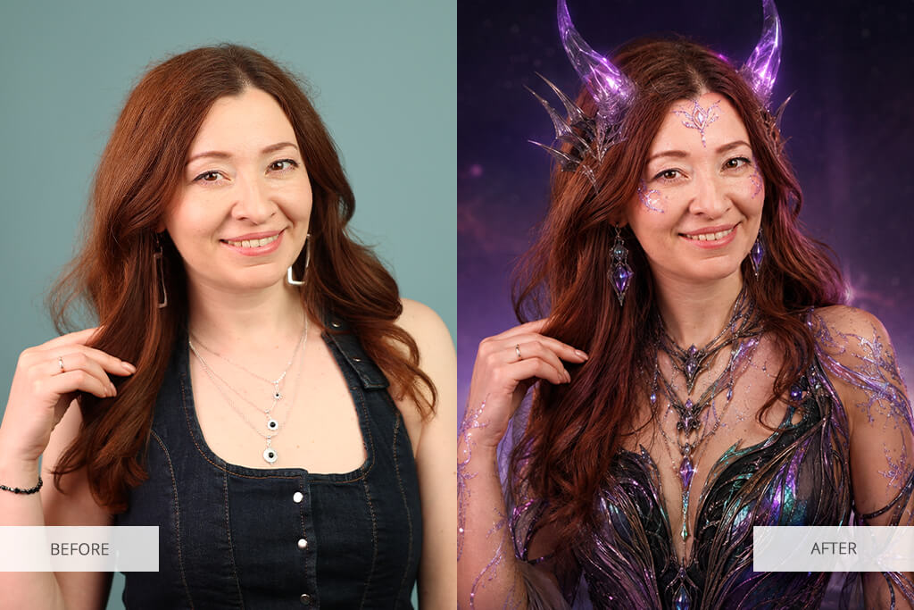 ai fantasy portrait generator example