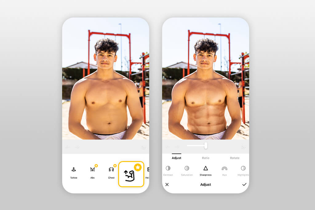 ai muscle editor