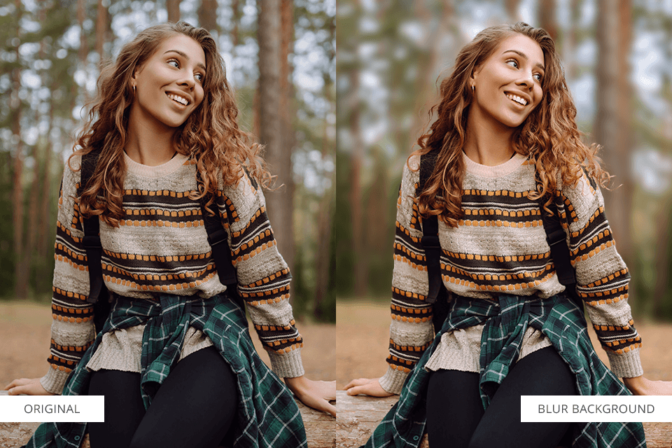 ai presets example blur background